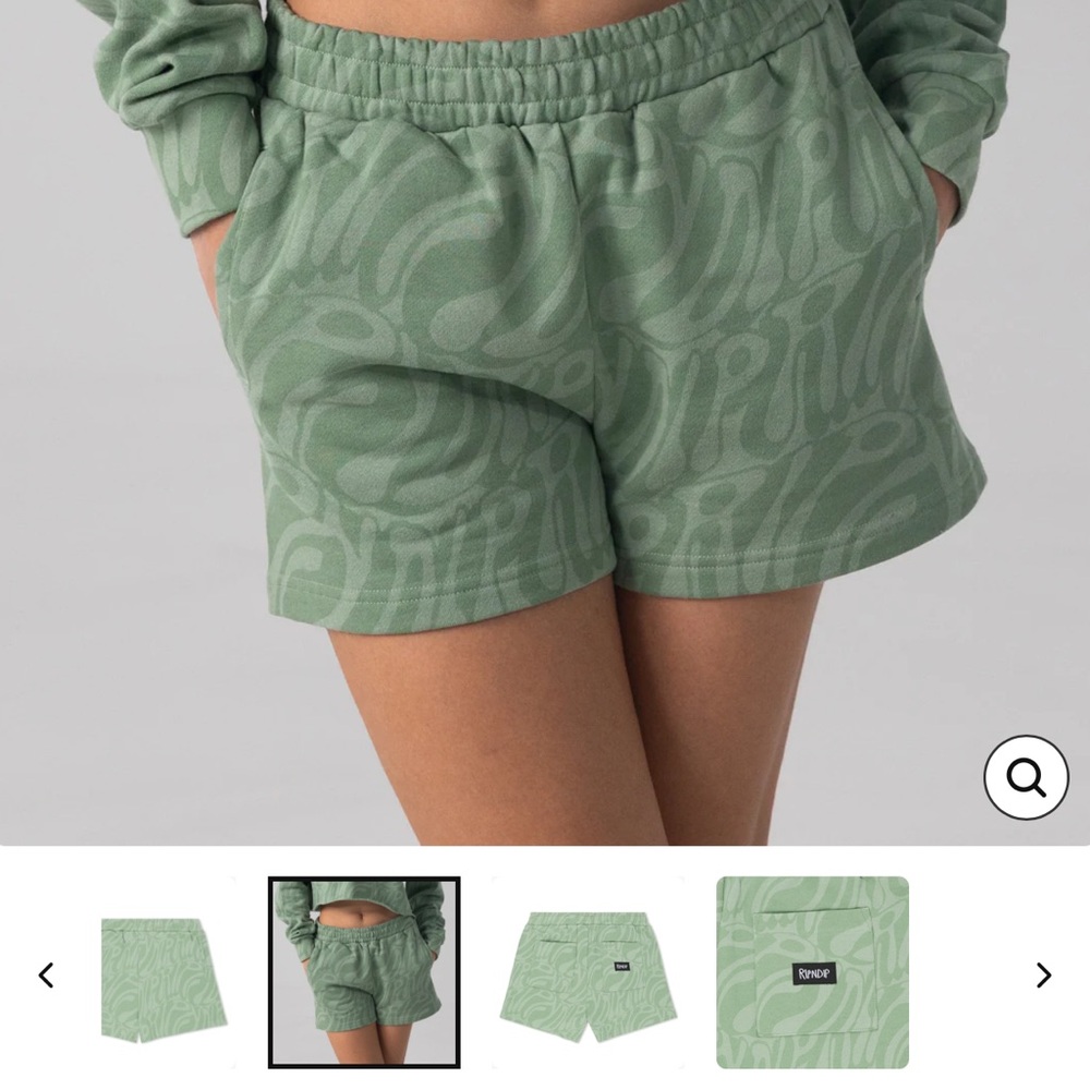 Ripndip Green Women's Shorts